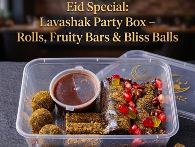Lavashak Party Box – Rolls, Bars & Bliss Balls Gift Box Pakistan