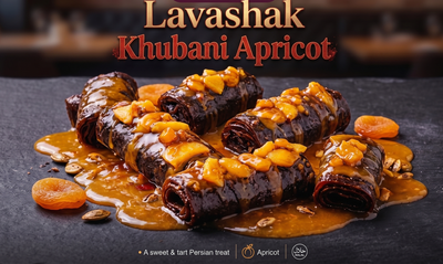 Lavashak Khubani Apricot Rolls – Premium Persian Fruit Leather