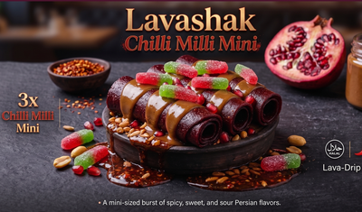 Chilli Milli Mini Lavashak 3 Rolls – Trial Pack | Spicy Sour Snack