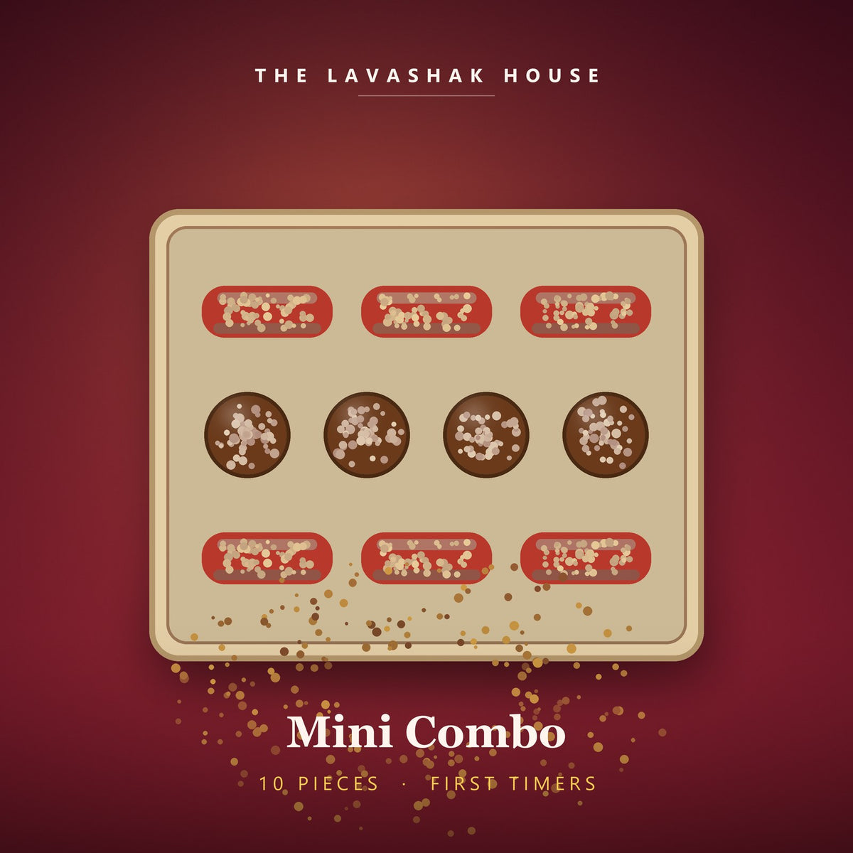 Ten piece fruity bar and Chilli Mili mini combo